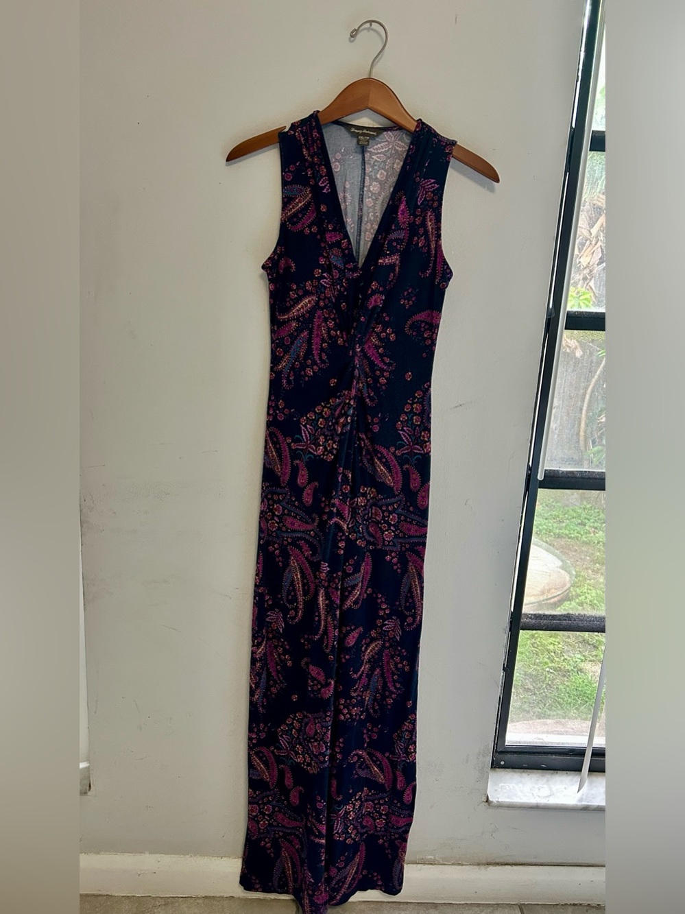 Tommy Bahama Maxi Dress with Pink Paisley Print